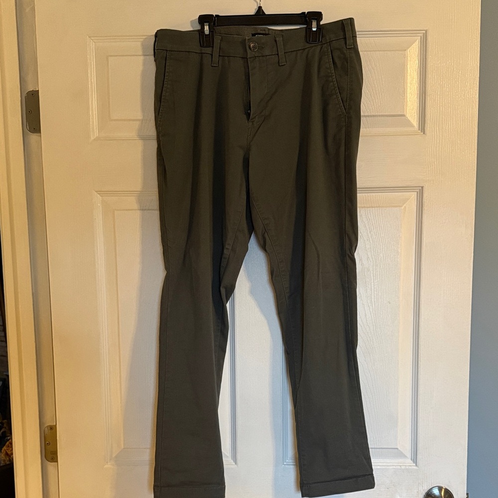Express Men's Dark Green Chinos
